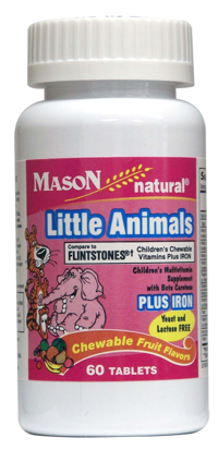 Little Animals Multivitaminas de Niños con Hierro